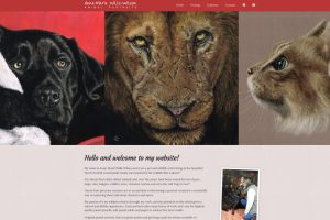 Anne Marie Pet Portraits website