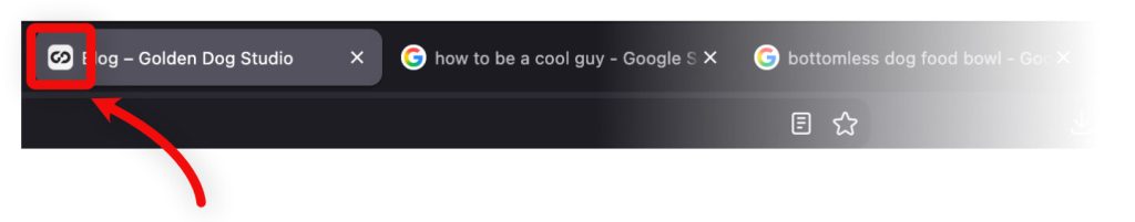 Favicon example