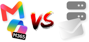 dedicated email vs web host email